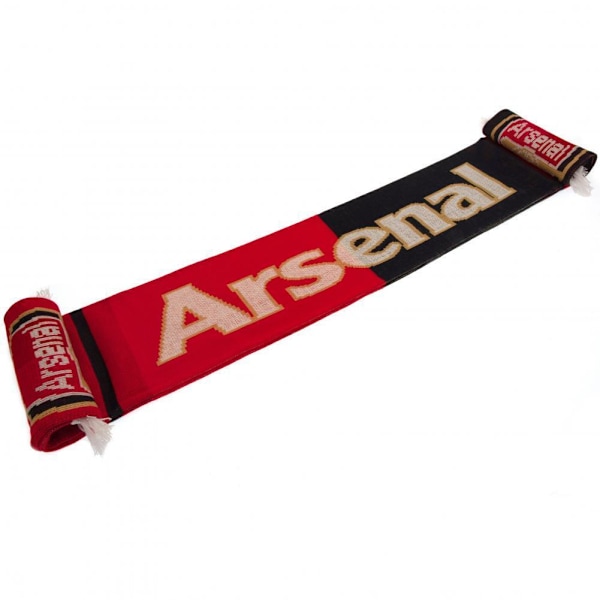 Arsenal FC Tvåfärgad Vinterhalsduk En Storlek Röd/Svart Red/Black One Size