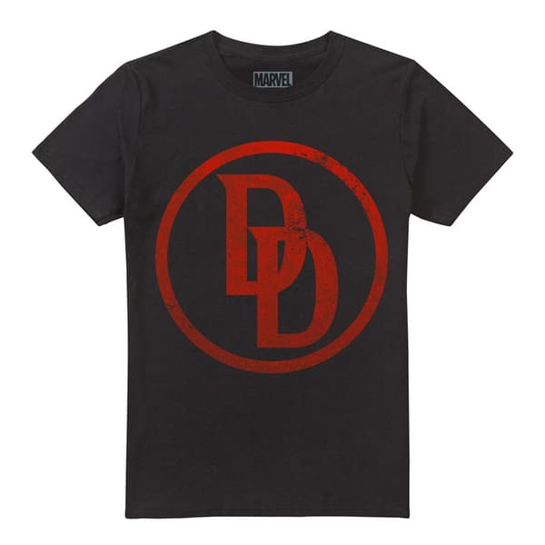 Daredevil Herr Logo T-Shirt S Svart Black S
