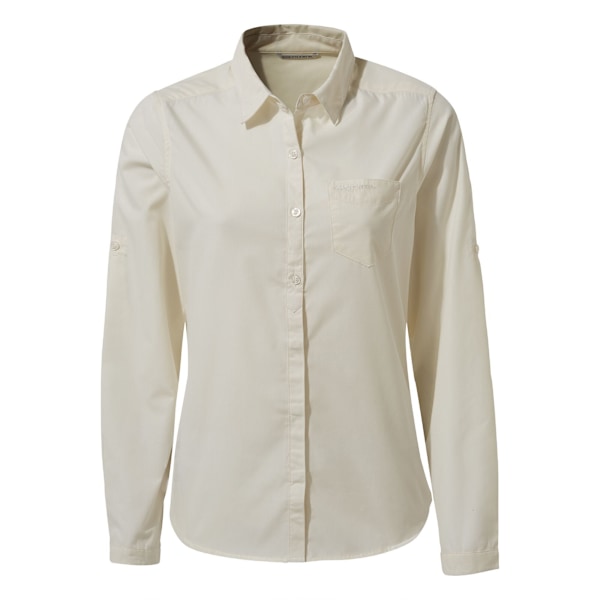 Craghoppers Womens/Ladies Kiwi II Shirt 24 UK Pearl White Pearl White 24 UK