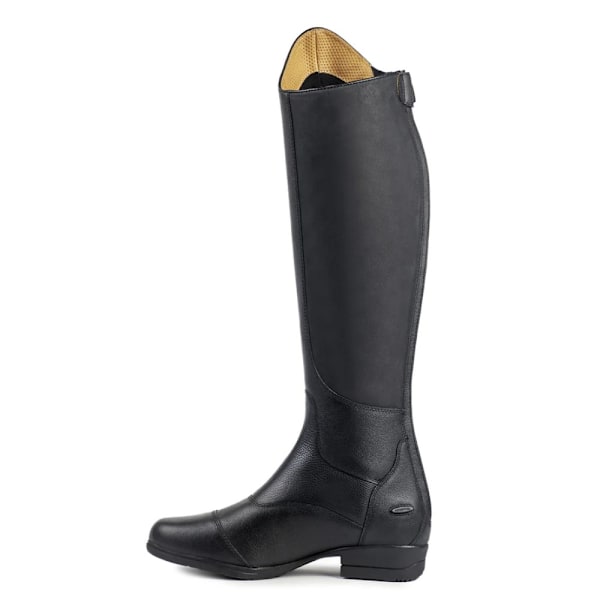 Moretta Dam/Dam Carla Läder Långa Ridstövlar 7 UK Wide Black 7 UK Wide