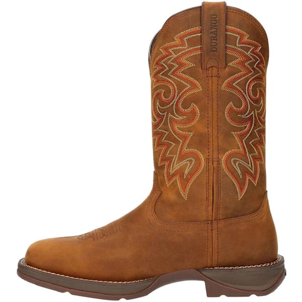 Durango Rebel Cowboyboots för män, vattentäta, fullnarvläder, storlek 9 Russet 9 UK