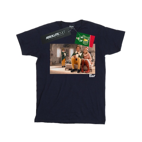 Elf Herr Familj T-shirt 4XL Marinblå Navy Blue 4XL