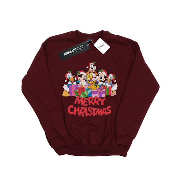 Disney Girls Mickey Mouse And Friends Jultröja 7-8 Burgundy 7-8 Years