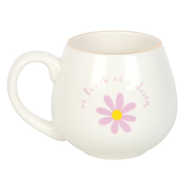 Something Different Fresh As A Daisy Rund Mugg En Storlek Vit White One Size