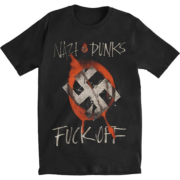 Dead Kennedys Unisex Vuxen Nazi Punks Bomull T-shirt S Svart Black S
