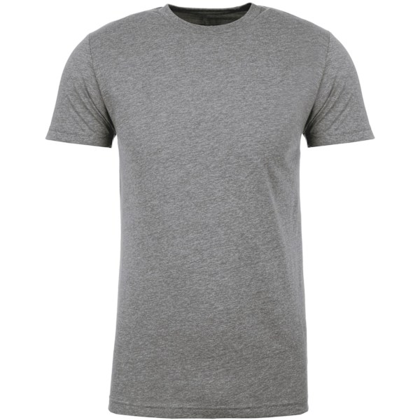 Next Level Apparel Unisex Vuxen CVC T-shirt 4XL Mörk Ljung Grå Dark Heather Grey 4XL