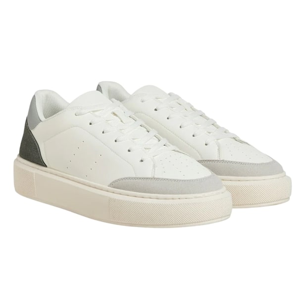 Jack And Jones Herr Aspire Court Träningsskor 8 UK Vit/Vapour/Blu White/Vapour/Blue/Castle Rock 8 UK