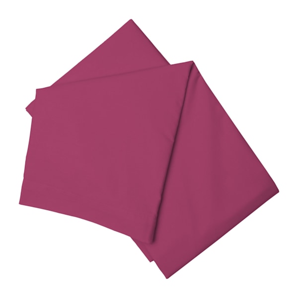 Belledorm Easycare Percale Underlakan Enkel Fuchsia Fuchsia Single