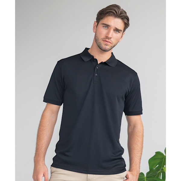 Henbury Unisex Vuxen Polotröja M Svart Black M