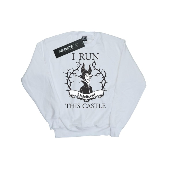 Disney Herr Maleficent I Run This Castle Sweatshirt L Vit White L