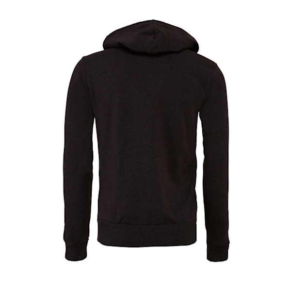 Bella + Canvas Unisex Vuxen Fleece Full Zip Hoodie XL Mörkgrå Dark Grey Heather XL