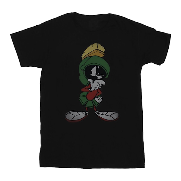 Looney Tunes Boys Marvin The Martian Pose T-Shirt 7-8 år Bla Black 7-8 Years