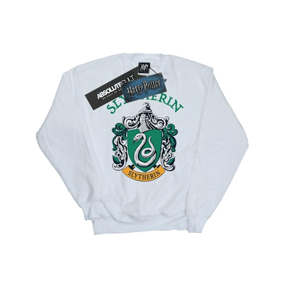 Harry Potter Herr Slytherin Crest Sweatshirt M Vit White M