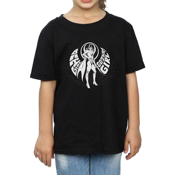 DC Comics Girls Batgirl Gotham Girl Bomull T-shirt 9-11 år B Black 9-11 Years