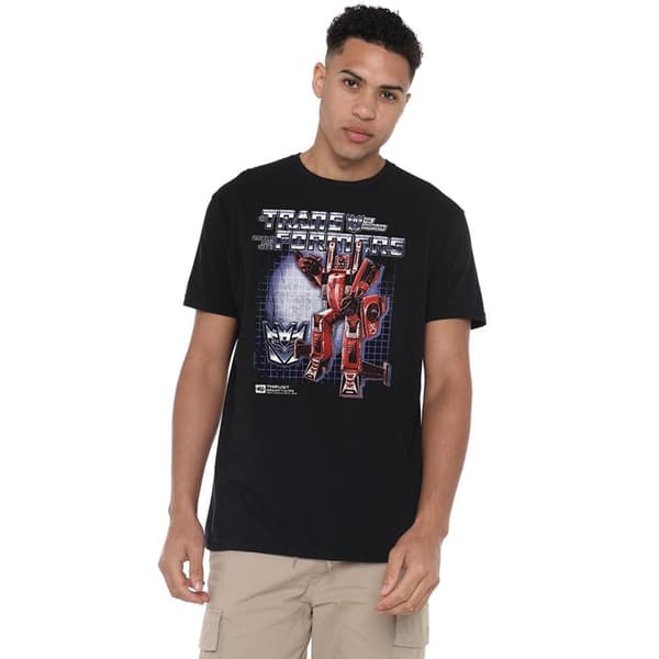 Transformers Herr Thrust Box 40-års T-Shirt XL Svart Black XL