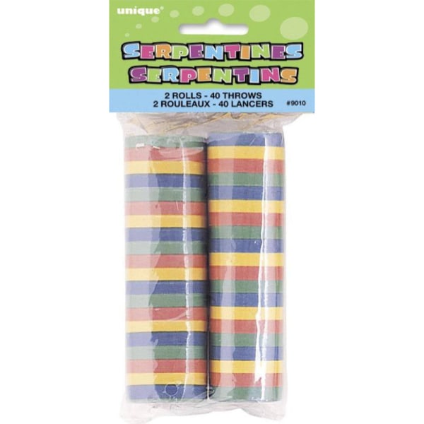 Unikt festpapper Serpentine (förpackning med 40) One Size Multicolour Multicoloured One Size