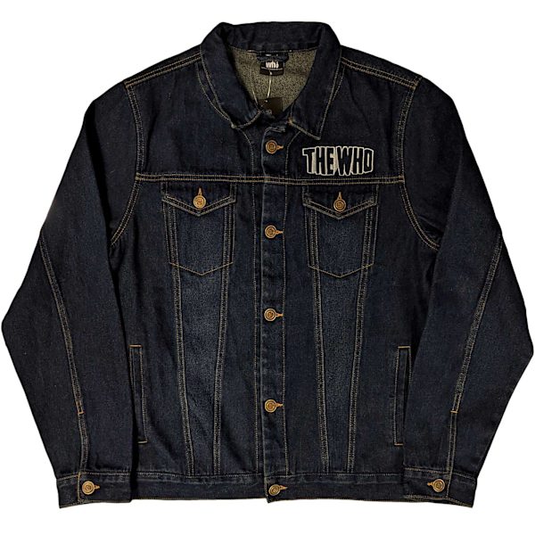 The Who Unisex Adult Long Live Rock Denim Jacka L Blå Denim Blue Denim L