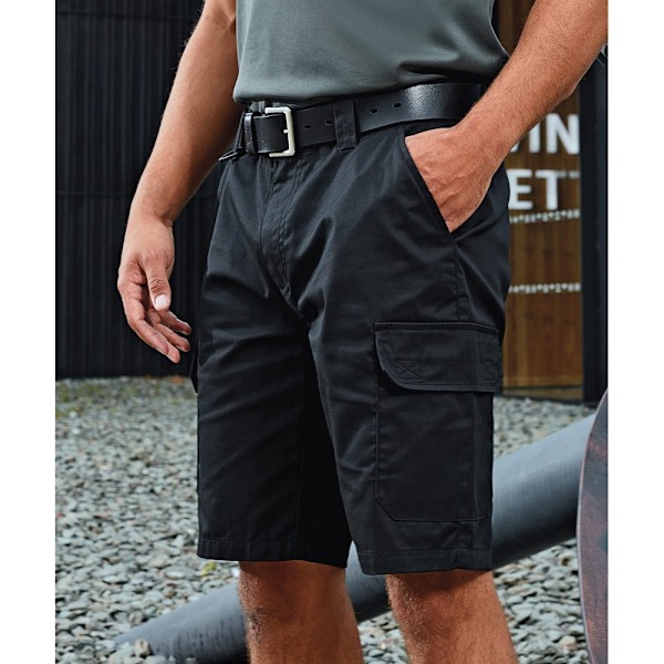 Premier Herr Work Cargo Shorts 4XL Svart Black 4XL