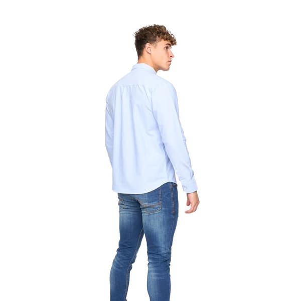 Bewley & Ritch Herrskjorta Chatmen Oxford Slim L Blå Blue L