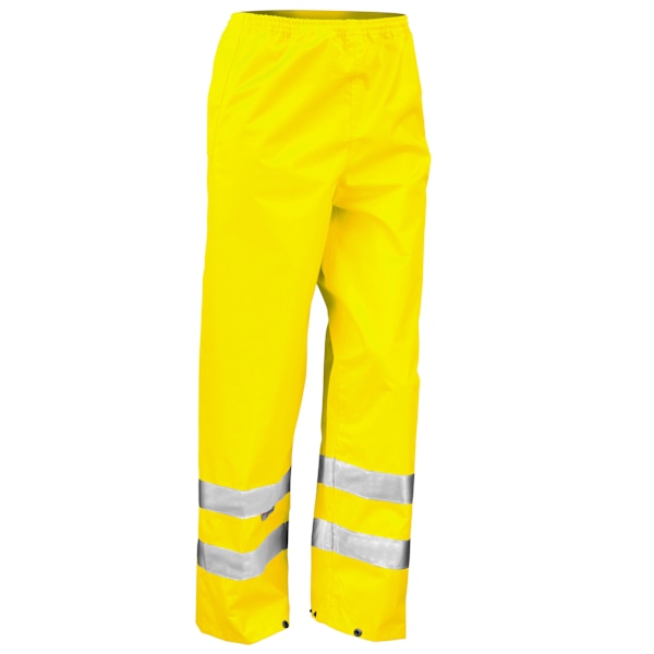 SAFE-GUARD by Result Herr Hi-Vis Vattentäta Säkerhetsbyxor XXL Yellow XXL