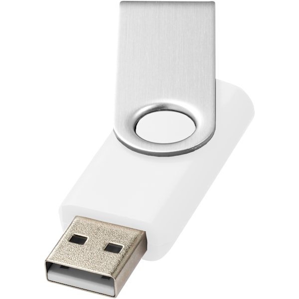 Bullet Rotate Basic USB 2GB Vit/Silver White/Silver 2GB