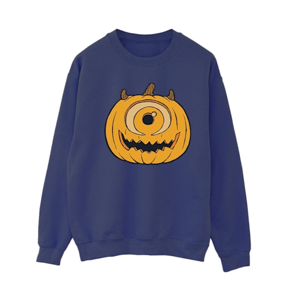 Monsters Inc Dam Sweatshirt med Pumpa Halloween XL Marinblå Navy Blue XL