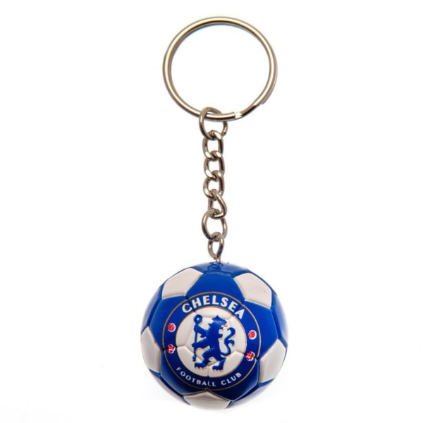 Chelsea FC Crest Nyckelring One Size Blå/Vit Blue/White One Size