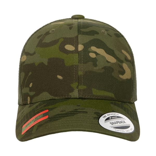 Flexfit by Yupoong Multicam Retro Trucker Cap One Size Tropical Tropical One Size