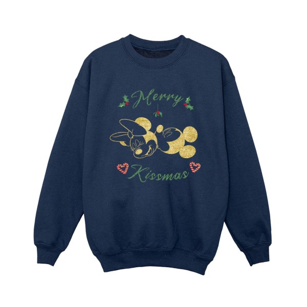 Disney Boys Mickey Mouse Merry Kissmas Sweatshirt 3-4 år Marinblå Navy Blue 3-4 Years