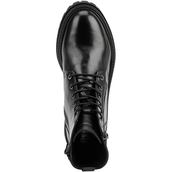 Geox D Iridea F Ankle Boots i Läder för Kvinnor/Dam 5 UK Svart Black 5 UK