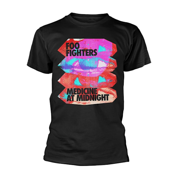 Foo Fighters Unisex Adult Medicine At Midnight Album T-Shirt XX Black XXL