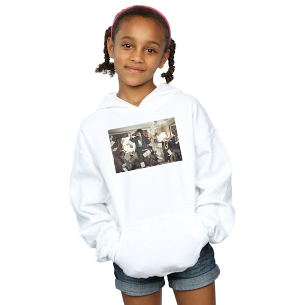 Harry Potter Tjejer Brev Från Hogwarts Hoodie 5-6 År Vit White 5-6 Years