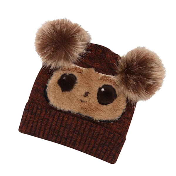 Gremlins Gizmo Ansikte Fluffig Mössa One Size Brun Brown One Size