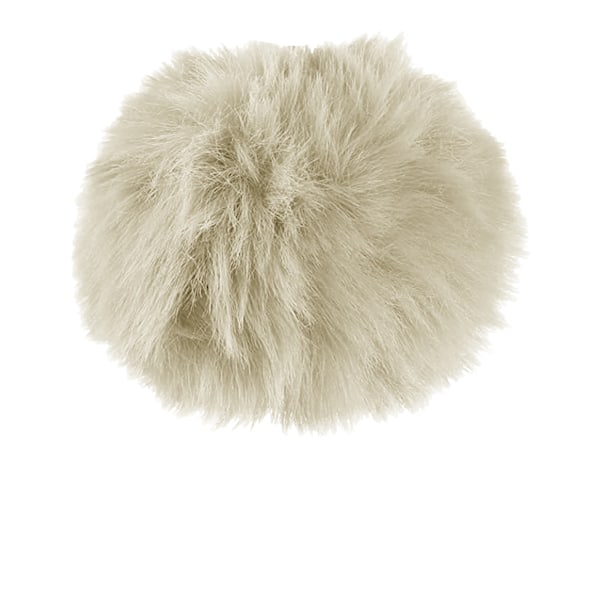 Hy Faux Fur Pom Pom Nyckelring One Size Cream Cream One Size