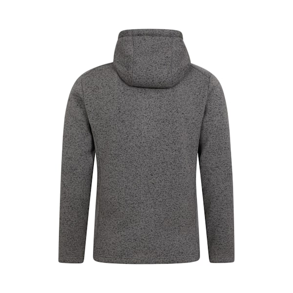 Mountain Warehouse Mens Nevis Fleece Full Zip Hoodie XL Svart Black XL