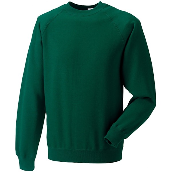 Russell Herr Spotshield Raglan Sweatshirt L Flaskegrön Bottle Green L