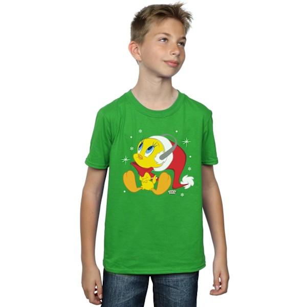 Looney Tunes Boys Jul Tweety T-shirt 12-13 år Irländsk Grön Irish Green 12-13 Years