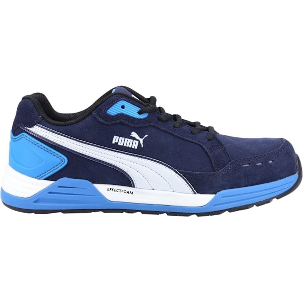 Puma Safety Airtwist Low S3 Lädersäkerhetsskor 6 UK B Blue 6 UK