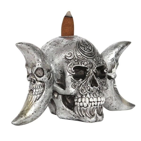 Alchemy The Dark Goddess Resin Backflow Rökelsebrännare En Storlek Silver One Size