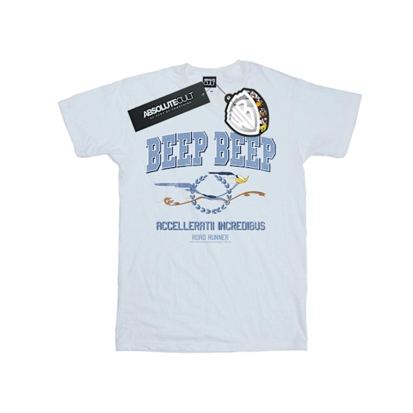 Looney Tunes Boys Road Runner Beep Beep T-shirt 12-13 år Vit White 12-13 Years