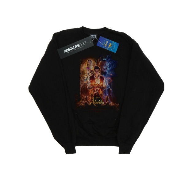 Disney Girls Aladdin Film Affisch Sweatshirt 12-13 År Svart Black 12-13 Years