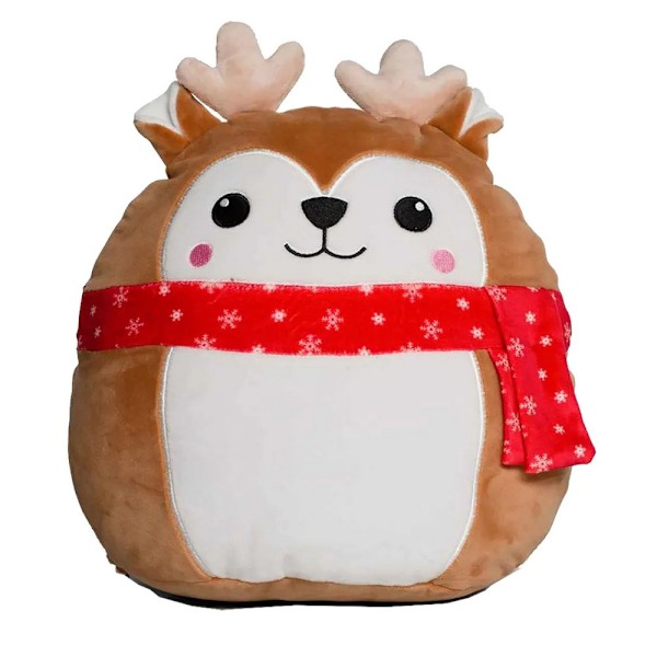 Mumbles Squidgy Deer Plyschleksak En Storlek Mellanbrun Mid Brown One Size
