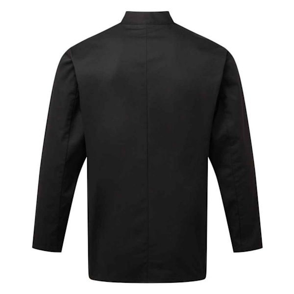 Premier Mens Essential Långärmad Kockjacka S Svart Black S