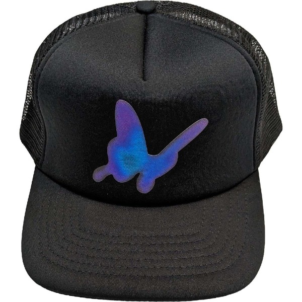 Post Malone Unisex Adult Butterfly Mesh Back Cap One Size Svart Black One Size