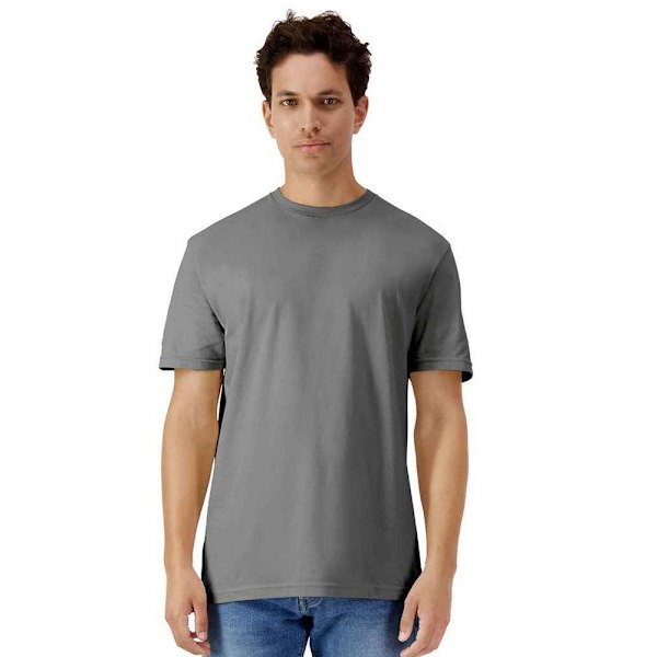Gildan Herr Bomull Lätt T-shirt L Charcoal Charcoal L