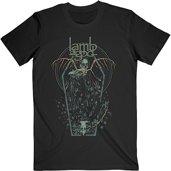 Lamb Of God Unisex Adult Coffin Kopia T-Shirt L Svart Black L