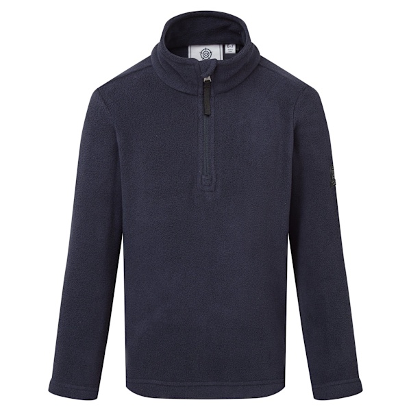 TOG24 Barn/Barn Toffolo Dragkedja Fleece Topp 12-13 År Marinblå Navy 12-13 Years