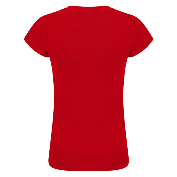 Casual Classic Dam/Dam T-shirt S Röd Red S