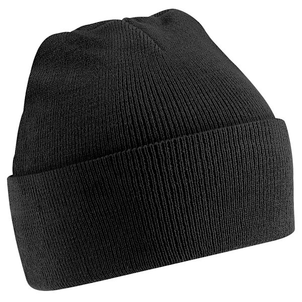 Beechfield Soft Feel Stickad Vintermössa One Size Svart Black One Size