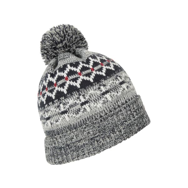 Mountain Warehouse Herr Fair Isle Thinsulate Beanie One Size Marinblå Navy One Size